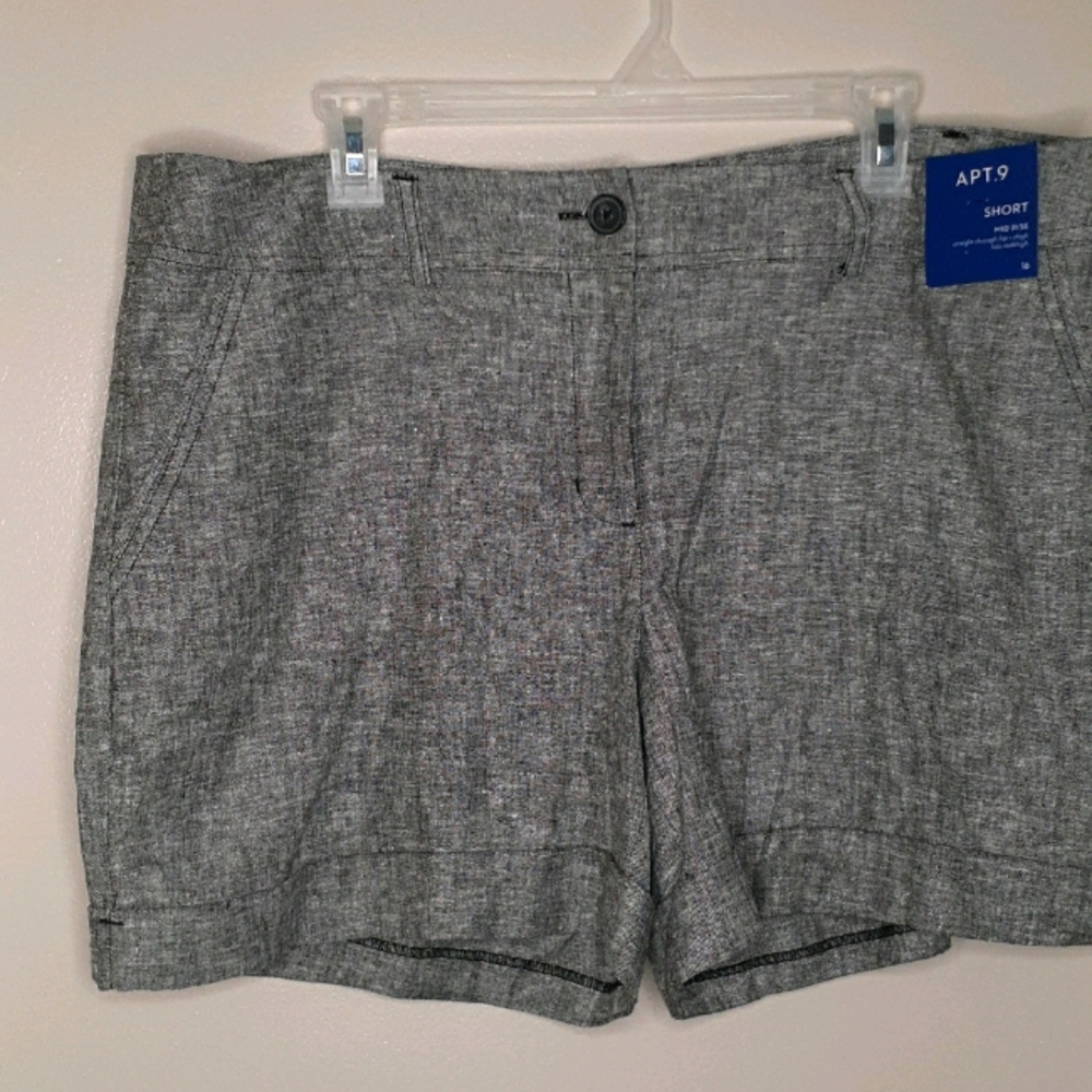 KOHL'S Apt. 9 Torie Shorts Size 16 NWT
